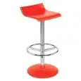 SGABELLO SQUARE - MOD. SQUARE - SEDUTA IN TECNOPOLIMERO - TELAIO CROMATO - COLORE BASE ABBINATO ALLA SEDUTA - GIREVOLE - PER USO INTERNO - DIM. cm Ø 40 x H 75 - NORMA CE