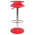 SGABELLO TOM - MOD. TOM - SEDUTA IN TECNOPOLIMERO - TELAIO CROMATO - COLORE BASE ABBINATO ALLA SEDUTA - GIREVOLE E REGOLABILE IN ALTEZZA - PER USO INTERNO - CONFEZIONE DA N. 3 - DIM. cm Ø 40 x H 60/75 - NORMA CE