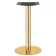 BASE - MOD. EG2 - STRUTTURA IN METALLO DORATO - DIM. cm L Ø 40 x h 72 - NORMA CE