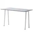 TAVOLO - MOD. FORMAT - TAVOLO ALTO - STRUTTURA IN METALLO SOVRASTAMPATO CON TECNOPOLIMERO - PIANO IN COMPACTOP - PER USO INTERNO/ESTERNO - ALTEZZA cm 75 - NORMA CE