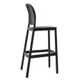 SGABELLO PANAMA - MOD. PANAMA - SCOCCA IN TECNOPOLIMERO - STRUTTURA IN METALLO VERNICIATO - PER USO INTERNO/ESTERNO - CONFEZIONE DA N. 3 - DIM. cm L 48 x P 59 x H 114 - NORMA CE