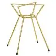 BASE - MOD. EG3 - STRUTTURA IN METALLO DORATO - DIM. cm L 52 x P 52 x h 72 - NORMA CE