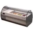 ESPOSITORE ORIZZONTALE DA BANCO PER GASTRONOMIA - MOD. MICROGEL GN - TELAIO IN ACCIAIO - FIANCHI E CUPOLA IN PLEXIGLASS - REFRIGERAZIONE STATICA - TEMPERATURA +2° / +8° C - ALIMENTAZIONE MONOFASE V 230/1/50 Hz