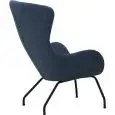 Poltrona - colore blu - Struttura in metallo verniciato, scocca imbottita rivestita in tessuto - Modello 1659-DA1B-01