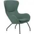Poltrona - colore verde - Struttura in metallo verniciato, scocca imbottita rivestita in tessuto - Modello 1659-DA1V-01