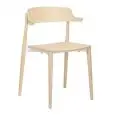 SEDIA NEMEA - MOD. NEMEA 2825 - STRUTTURA IN MASSELLO DI FRASSINO - SEDILE IN MULTISTRATO - PER USO INTERNO - DIM. cm L 52 x P 50 x H 76,5 - NORMA CE