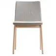 SEDIA OSAKA IMBOTTITA - MOD. OSAKA 2811 - SEDIA IMBOTTITA IN TESSUTO - TELAIO IN ESSENZA DI FRASSINO - PER USO INTERNO - DIM. cm L 47,5 x P 53 x H 78 - NORMA CE