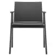 SEDIA OSAKA CON BRACCIOLI - MOD. OSAKA 2815 - TELAIO IN ESSENZA DI FRASSINO - SCOCCA IN MULTISTRATO - PER USO INTERNO - DIM. cm L 57 x P 52 x H 77 - NORMA CE