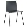 SEDIA OSAKA - MOD. OSAKA METAL 5711 - GAMBE IN TUBO D'ACCIAIO CROMATO O VERNICIATO - SCOCCA IN MULTISTRATO DI FRASSINO - PER USO INTERNO - DIM. cm L 51,5 x P 52 x H 77,5 - NORMA CE