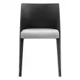 SEDIA VOLT - MOD. VOLT 671/2 - TELAIO E SCHIENALE IN POLIPROPILENE RINFORZATO CON FIBRE DI VETRO - SEDILE IMBOTTITO IN TESSUTO O FINTA PELLE - PER USO INTERNO - DIM. cm L 51 x P 52,5 x H 77,5 - NORMA CE