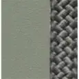 FINITURA COLORE GRIGIO / VERDE E CORDA SINTETICA GRIGIO SCURO