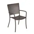 POLTRONCINA ATHENA CON BRACCIOLI - MOD. 3413 - STRUTTURA IN ACCIAIO VERNICIATO - PER USO ESTERNO - DIM. cm L 59 x P 63 x H 90 - NORMA CE