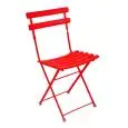 SEDIA PIEGHEVOLE ARC EN CIEL - MOD. 314 - STRUTTURA IN ACCIAIO VERNICIATO - PER USO ESTERNO - DIM. cm L 42,5 x P 43 x H 81 - NORMA CE