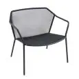 POLTRONA DARWIN CON BRACCIOLI - MOD. 524 - STRUTTURA IN ACCIAIO VERNICIATO - PER USO ESTERNO - DIM. cm L 77 x P 73 x H 75 - NORMA CE