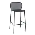 SGABELLO DARWIN - MOD. 523 - STRUTTURA IN ACCIAIO VERNICIATO - PER USO ESTERNO - DIM. cm L 50 x P 51 x H 103 - NORMA CE
