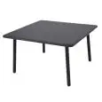 TAVOLO BASSO DARWIN - MOD. 526 - STRUTTURA IN ACCIAIO VERNICIATO - PER USO ESTERNO - DIM. cm L 70 x P 70 x H 40 - NORMA CE