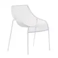 SEDIA HEAVEN - MOD. 485 - STRUTTURA IN ACCIAIO VERNICIATO - PER USO ESTERNO - DIM. cm L 62 x P 59 x H 79 - NORMA CE