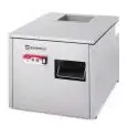 ASCIUGA LUCIDA POSATE - MOD. SAM-3001 - MODELLO DA TAVOLA CON VENTILATORE DI USCITA - PRODUZIONE ORARIA 3000 PEZZI - ALIMENTAZIONE MONOFASE 230V/1/50Hz - DIM. cm L 48,9 x P 65,2 x H 41,2 - NORMA CE