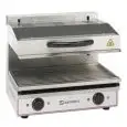 SALAMANDRA - Mod. SG-652 - Resistenze in acciaio inox - Piano cottura cm 59x32x20h - Potenza kW 4 - Alimentazione monofase 230V/1/50-60Hz - Dimensioni cm L 62,5 x P 51 x 53h - Norma CE