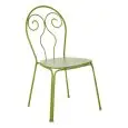 SEDIA CAPRERA - MOD. 930 - STRUTTURA IN ACCIAIO VERNICIATO - PER USO ESTERNO - DIM. cm L 54 x P 54 x H 87 - NORMA CE