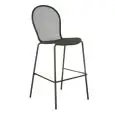 SGABELLO RONDA - MOD. 128 - STRUTTURA IN ACCIAIO VERNICIATO - PER USO ESTERNO - DIM. cm L 54 x P 65 x H 117 - NORMA CE