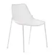 SEDIA ROUND - MOD. 465 - STRUTTURA IN ACCIAIO VERNICIATO - PER USO ESTERNO - DIM. cm L 63 x P 58 x H 79 - NORMA CE