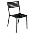 SEDIA SEGNO - MOD. 263 - STRUTTURA IN ACCIAIO VERNICIATO - PER USO ESTERNO - DIM. cm L 45 x P 53 x H 84 - NORMA CE