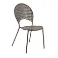 SEDIA SOLE - MOD. 3402 - STRUTTURA IN ACCIAIO VERNICIATO - PER USO ESTERNO - DIM. cm L 48 x P 62 x H 88 - NORMA CE