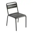SEDIA STAR - MOD. 161 - STRUTTURA IN ACCIAIO VERNICIATO - PER USO INTERNO/ESTERNO - DIM. cm L 54 x P 61 x H 81 - NORMA CE