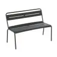 PANCA STAR - MOD. 163 - STRUTTURA IN ACCIAIO VERNICIATO - PER USO INTERNO/ESTERNO - ALTEZZA SEDUTA cm 45 - DIM. cm L 118 x P 62 x H 81 - PESO Kg 14,7 - NORMA CE