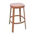 SGABELLO THOR - MOD. 657 - STRUTTURA IN ACCIAIO VERNICIATO - PER USO INTERNO/ESTERNO - DIM. cm L 48 x P 48 x H 75 - NORMA CE
