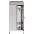 Armadio spogliatoio in acciaio inox n. 2 posti - n. 2+2 ante a battente