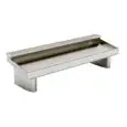 BANCO REFRIGERATO PER ESPOSIZIONE E VENDITA PESCE - Mod CORAL 1 - Refrigerazione tramite evaporatore statico a piastra - Temperatura -1° / +4° C - Profondità piano espositivo: 90,9 cm