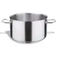 CASSERUOLE ALTE CON 2 MANIGLIE IN ACCIAIO INOX 18/10 - COMPATIBILE CON CUCINA AD INDUZIONE
