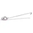 CUCCHIAIO UNIPEZZO IN ACCIAIO INOX - LUNGHEZZA MANICO cm. 37 - LUNGHEZZA TOTALE cm. 44