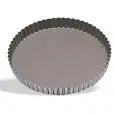 TORTIERE TONDE FESTONATE ANTIADERENTI - ALTEZZA cm. 2,5