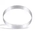 ANELLO ROTONDO PER TORTE IN ACCIAIO INOX - ALTEZZA cm. 2