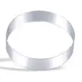 ANELLO ROTONDO PER TORTE IN ACCIAIO INOX - ALTEZZA cm. 3,5