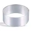 ANELLO ROTONDO PER TORTE GELATO IN ACCIAIO INOX - ALTEZZA cm. 6