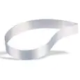 LACRIMA IN ACCIAIO INOX - ALTEZZA cm. 4,5