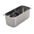 BACINELLE GELATERIA IN ACCIAIO INOX AISI 304 18/10 - SPESSORE mm. 0,8