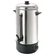DISPENSER PER ACQUA CALDA - CAPACITA' Lt. 10 - CONTROLLO TEMPERATURA 30°/100°C - ALIMENTAZIONE MONOFASE 230V - POTENZA Kw 2,5 - DIMENSIONI ø mm. 205x505h