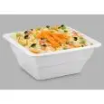 BACINELLA GASTRONOMIA IN MELAMINA BIANCA GN 1/6 (mm. L 176 x P 162) - RESISTENTI ALLE ROTTURE E SICURE AL CONTATTO CON OGNI ALIMENTO - LAVABILI IN LAVASTOVIGLIE