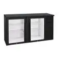 ESPOSITORE REFRIGERATO IN ACCIAIO - Mod. QBG 200 - Temperatura +2°/+8°C - Capacità lt. 315 - Alimentazione MONOFASE V230/1 - Potenza W 240 - Dimensioni cm. L 146 x P 53,5 x h 86 - Peso Kg. 92
