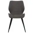 Sedia - colore grigio - Struttura in metallo verniciato, scocca imbottita in tessuto - Modello 1803-DC81G