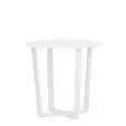 Tavolino - colore bianco - Struttura in alluminio verniciato - Modello 1806-ST40W-01