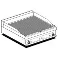 Fry Top elettrico professionale da banco piastra rigata in acciaio Allforfood FTRT/78ET linea ELLE