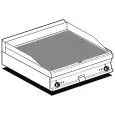 Fry Top elettrico professionale da banco piastra rigata cromata superchrome Allforfood FTRT/78ETS linea ELLE