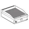 Fry Top a gas professionale da banco piastra rigata in acciaio Allforfood FTRT/76G linea ELLE