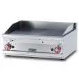 Fry Top a gas professionale da banco piastra 1/2 liscia 1/2 rigata cromata superchrome Allforfood FTLRT/78GS linea ELLE